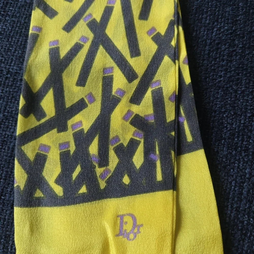 Dior Vintage Silk Choker Scarf